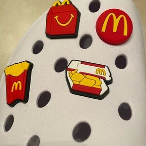 Set of 4 McDonalds Shoe Charms NEW IN PACKAGE